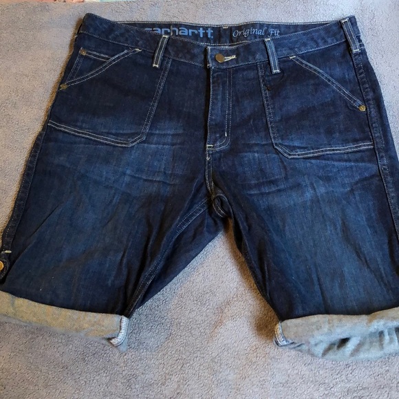 carhartt denim shorts
